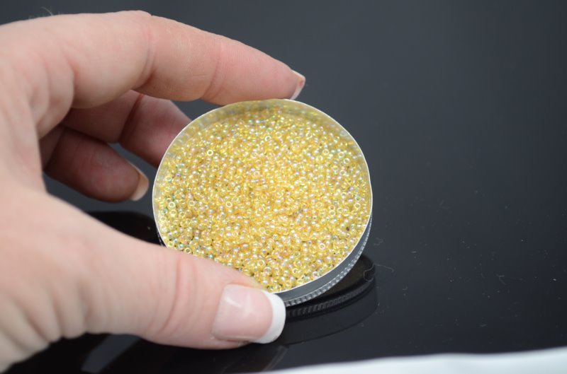 Miyuki Seed Beads 11/0 - mb11-0251 - Transparent Light Topaz AB 10g