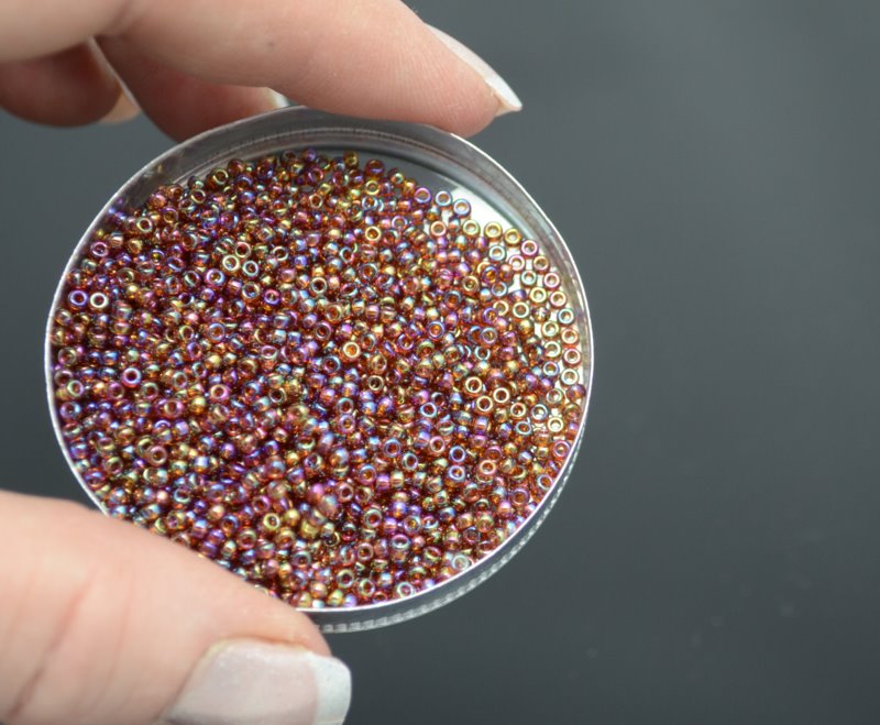 Miyuki Seed Beads 11/0 - mb11-0257 - Transparent Topaz AB 10g