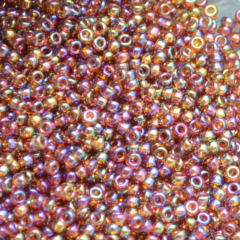 Miyuki Seed Beads - 11/0 - Transparent Topaz AB -mb11-0257b250- 250g