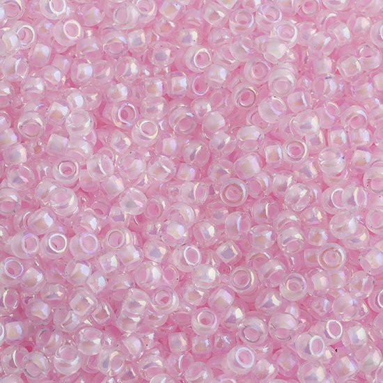 Miyuki Seed Beads 11/0 - mb11-0272 - Pink Lined Crystal AB 22g