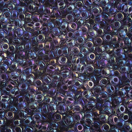 Miyuki Seed Beads - 11/0 - Amethyst Lined Crystal AB -mb11-0274b250- 250g
