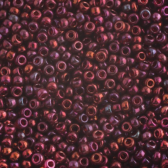 Miyuki Seed Beads - 11/0 - Burgundy Gold Luster -mb11-0315b250- 250g