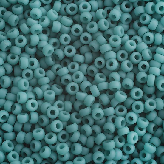 Miyuki Seed Beads 11/0 - mb11-0412f - Matte Turquoise Green 10g