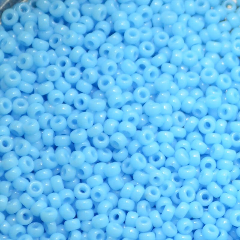 Miyuki Seed Beads - 11/0 - Opaque Turquoise Blue -mb11-0413b250- 250g