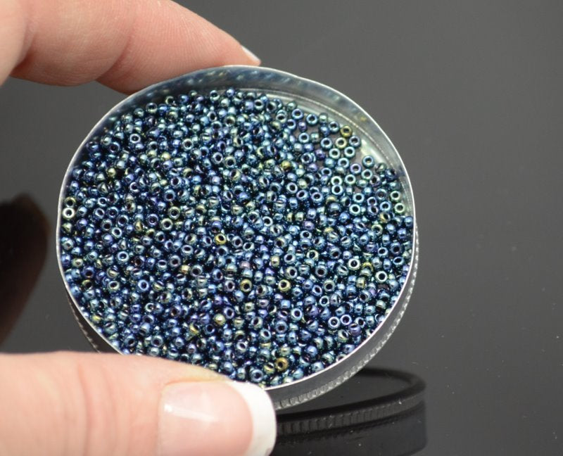 Miyuki Seed Beads 11/0 - mb11-0456 - Gunmetal Iris 22g