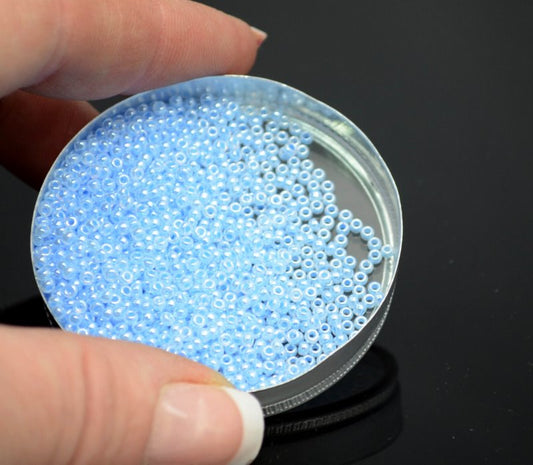 Miyuki Seed Beads 11/0 - mb11-0524 - Sky Blue Ceylon 22g