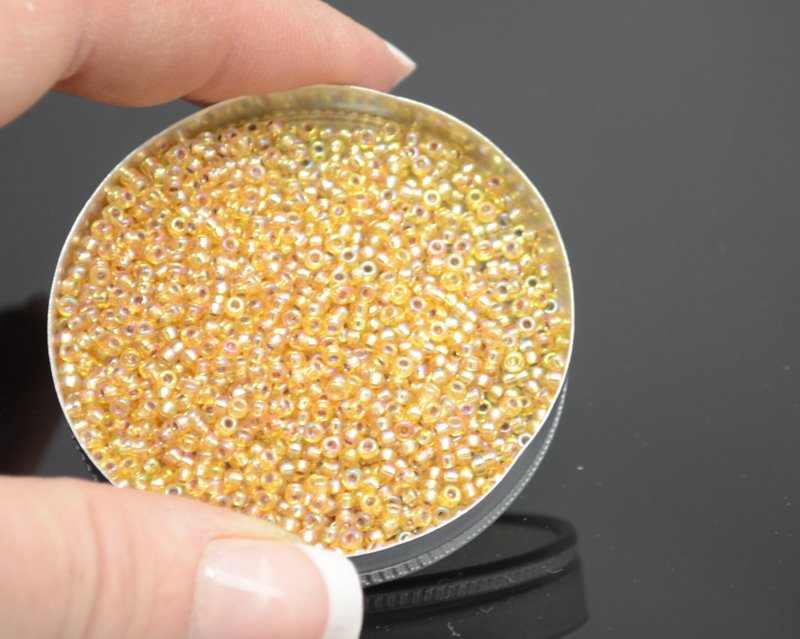 Miyuki Seed Beads 11/0 - mb11-1003 - Silver Lined Gold AB 22g