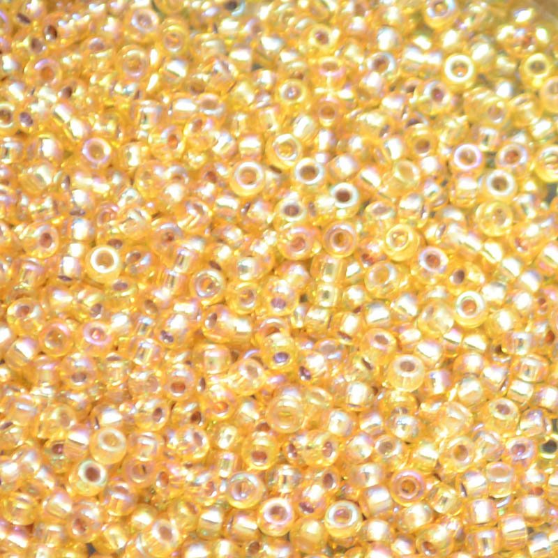 Miyuki Seed Beads - 11/0 - Silver Lined Gold AB -mb11-1003b250- 250g