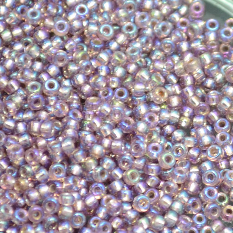 Miyuki Seed Beads - 11/0 - Silver Lined Smoky Amethyst AB -mb11-1012b250- 250g