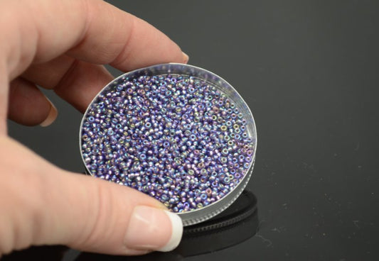 Miyuki Seed Beads 11/0 - mb11-1024 - Silver Lined Amethyst AB 10g