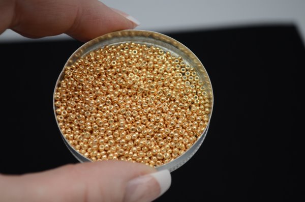 Miyuki Seed Beads 11/0 - mb11-1052 - Galvanized Gold 22g