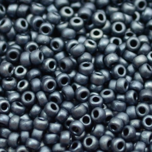 Miyuki Seed Beads 11/0 - mb11-2011 - Matt Metallic Gunmetal 22g