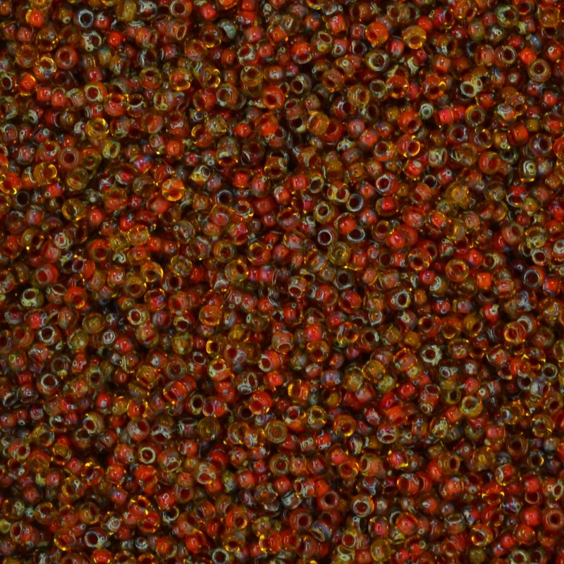 Miyuki Seed Beads 11/0 - mb11-4501 - Light Topaz Picasso 22g