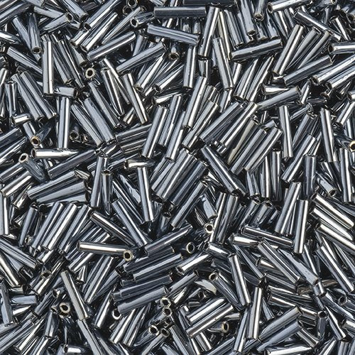 Miyuki Slender Bugles - 6mm - Gunmetal