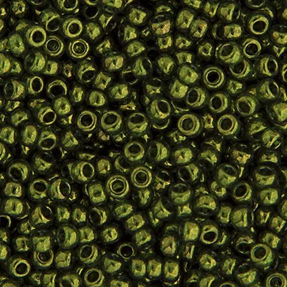 Miyuki Seed Beads 15/0 - mb15-0306 - Olive Gold Luster 10g