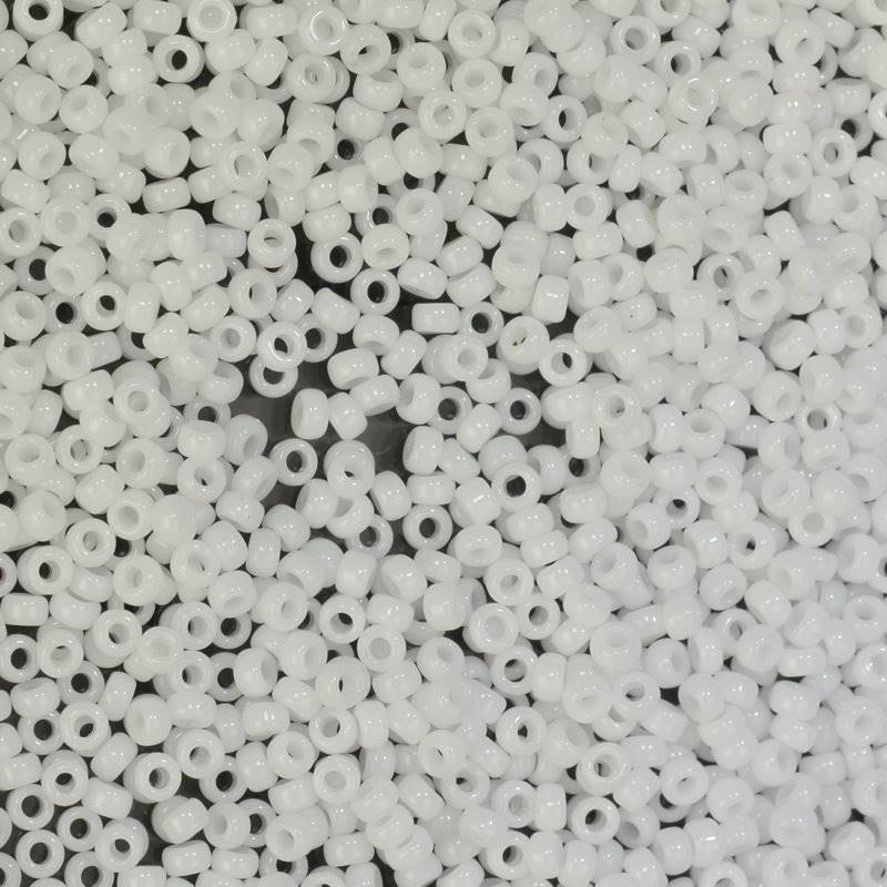 Miyuki Seed Beads 15/0 - mb15-0402 - Chalk White 22g