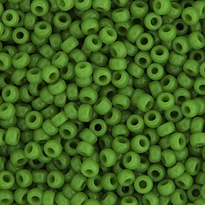 Miyuki Seed Beads 15/0 - mb15-0411 - Opaque Green Pea 10g