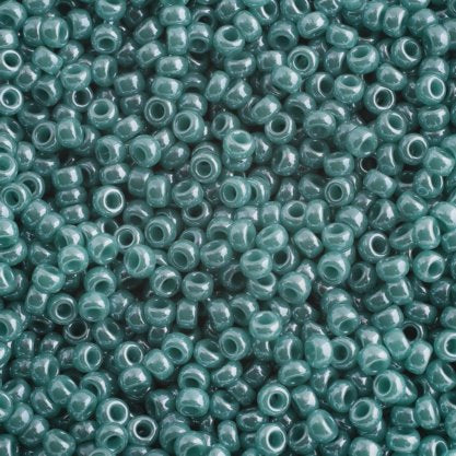 Miyuki Seed Beads 15/0 - mb15-0435 - Opaque Turquoise Green Luster 22g