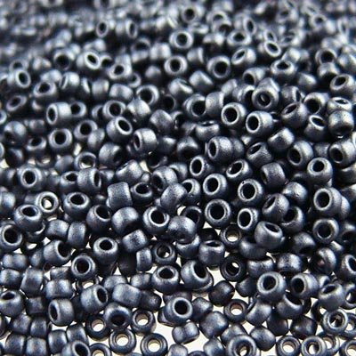 Miyuki Seed Beads 15/0 - mb15-2001 - Matte Gunmetal 10g