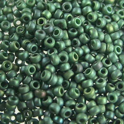 Miyuki Seed Beads 15/0 - mb15-2031 - Matte Metallic Sage Green Lustre 10g
