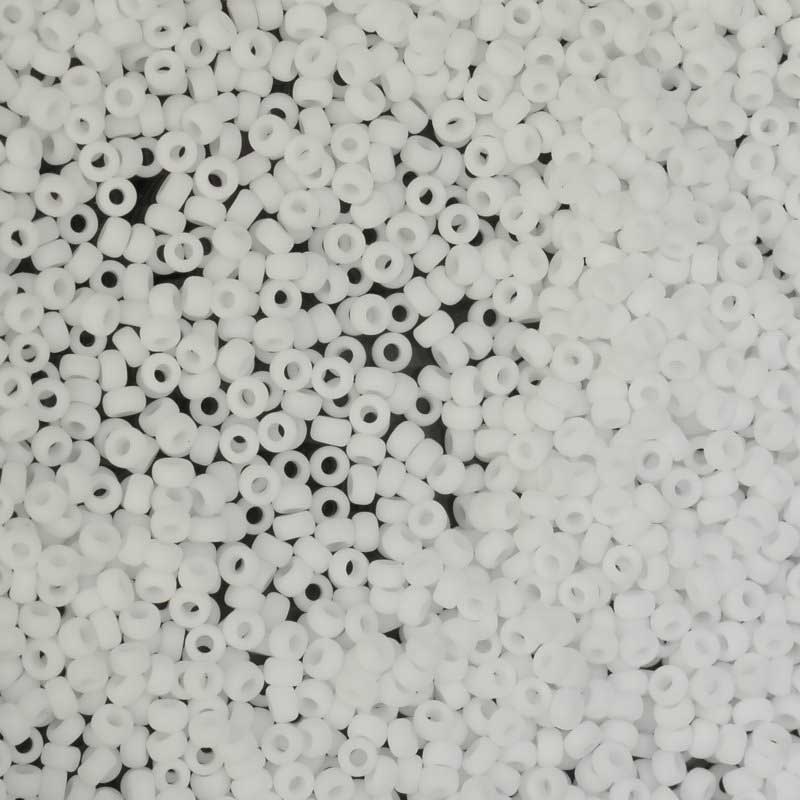 Miyuki Seed Beads - 15/0 - Matte Chalk White -mb15-402Fb250- 250g