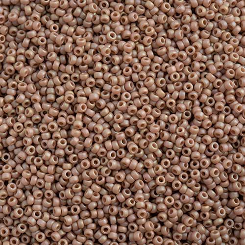 Miyuki Seed Beads 15/0 - mb15-4694 - Frosted Glazed/Rainbow Light Rose Matte AB