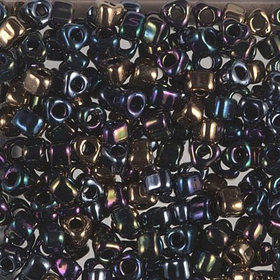 Miyuki Triangles - 5/0 - Metallic Rain