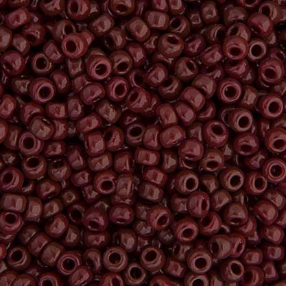 Miyuki Seed Beads - 6/0 - Chocolate Brown Opaque -mb6-0409b250- 250g