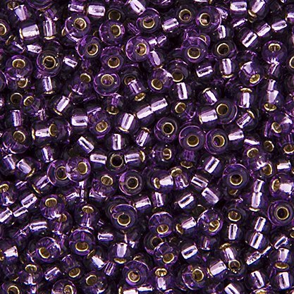 Miyuki Seed Beads 8/0 mb8-0024 - Silver Lined Amethyst
