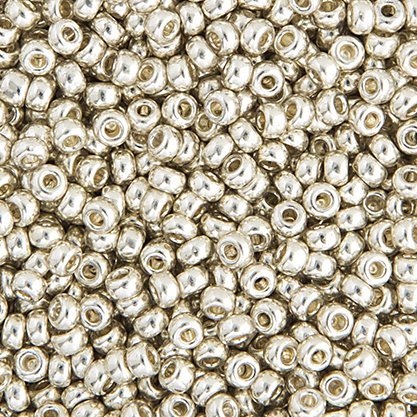 Miyuki Seed Beads 8/0 mb8-1051 - Silver Galvanized