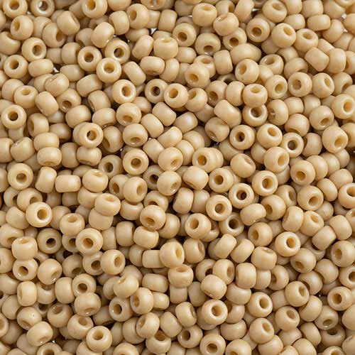 Miyuki Seed Beads - 8/0 - Frosted Glazed/Rainbow Pearl Matte AB -mb8-4691b250- 2
