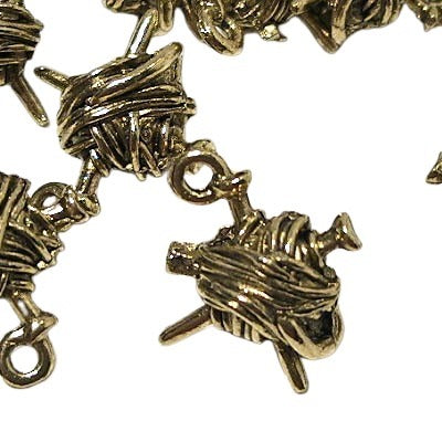 Yarn and Needles - Antiqued Gold each