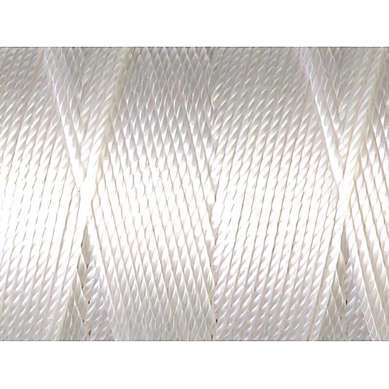 C-Lon Bead Cord - White