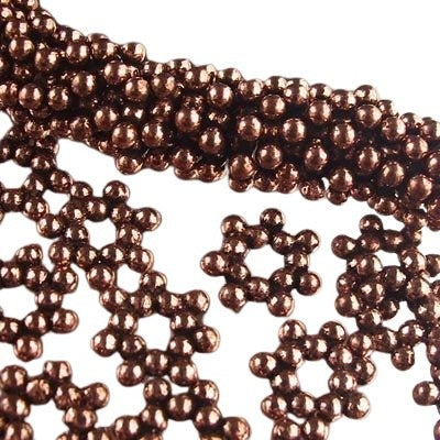 Metal Beads - 11mm - Jumbo Ball Spacers - Antiqued Copper
