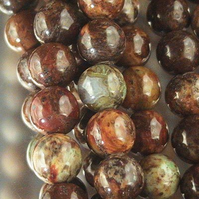 Rainbow Agate 8mm Round 8in