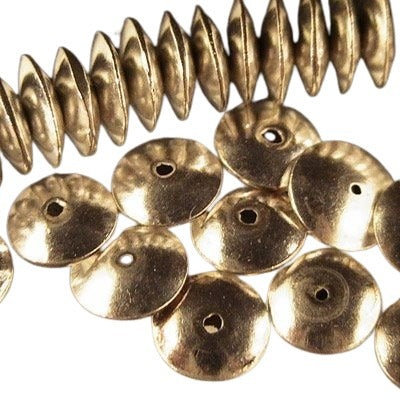 Sterling Spacer Beads - 8mm - Lentil Spacer - Sterling