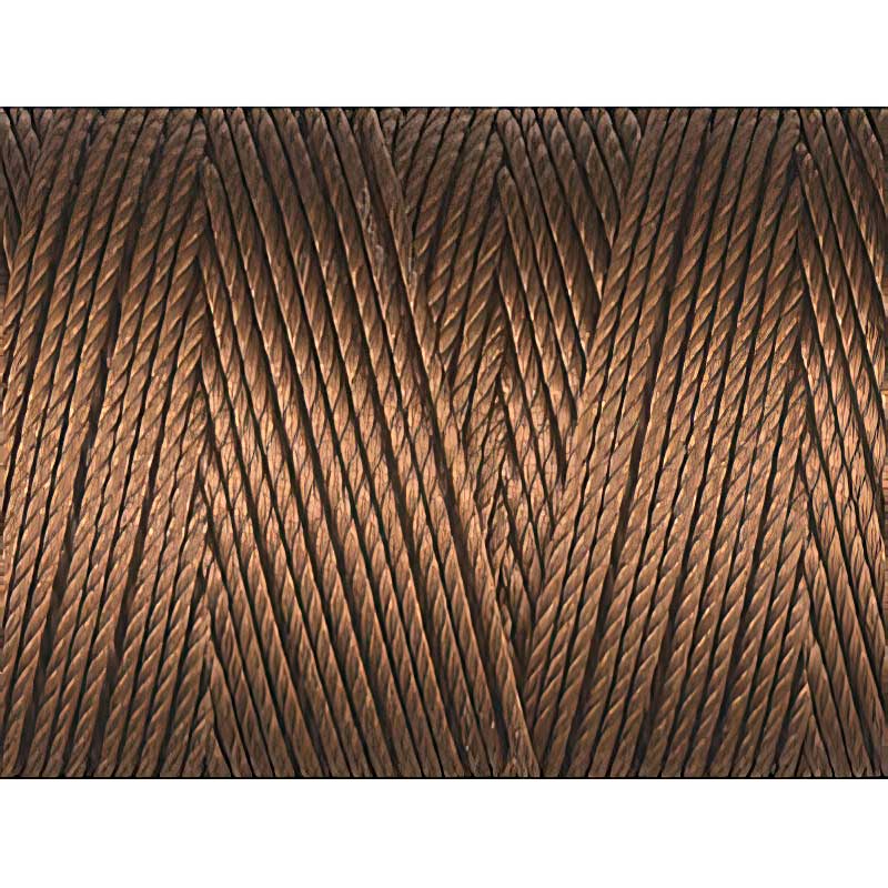 C-Lon Bead Cord - Chestnut