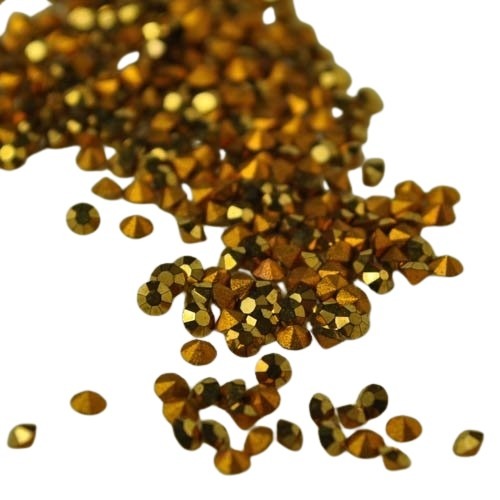 Swarovski Vintage Rhinestones - pp17 Round Pointed Back Foiled Rhinestone (Art 1