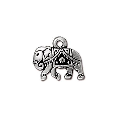 Gita Elephant Charm Ant Silver Each
