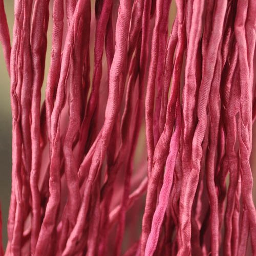 Stringing -  Silk Strings - Deep Rose