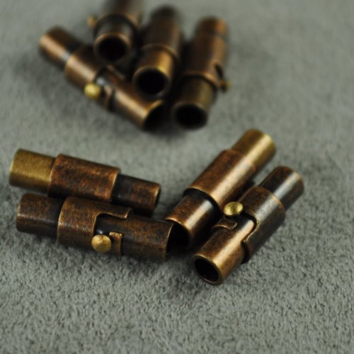 Magnetic Clasp Bayonet - 15mm - Antique Copper