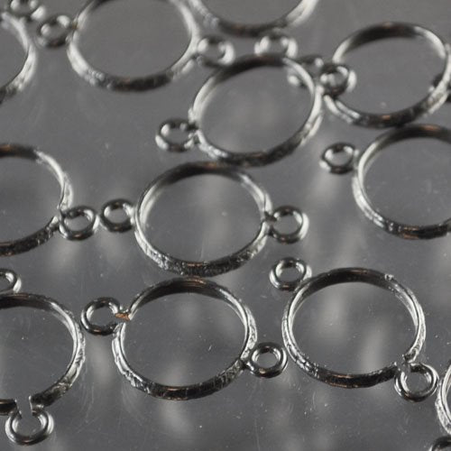Rivoli Setting - ID 12mm Open Frame Link - Gunmetal