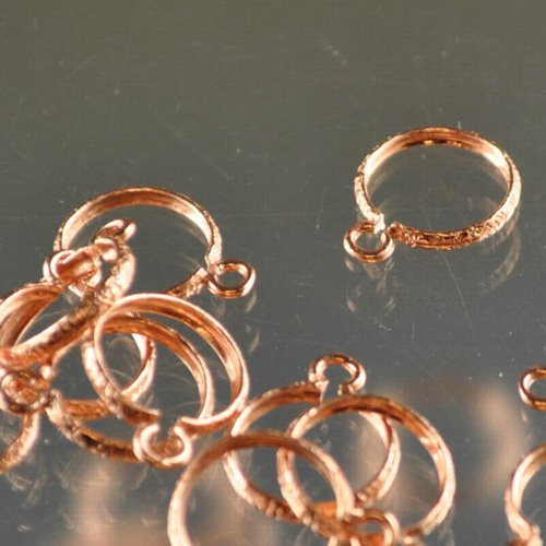 Rivoli Setting - ID 12mm Open Frame - Bright Copper