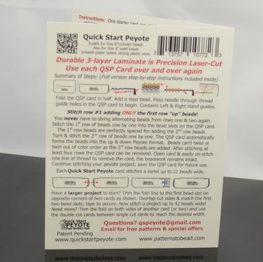 Tools - Quick Start Peyote - for 8/0s Cylinder or 6/0s Seed (pack of 3)