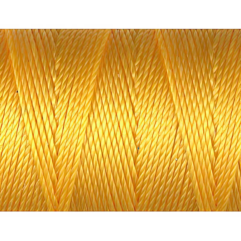 C-Lon Bead Cord - Golden Yellow