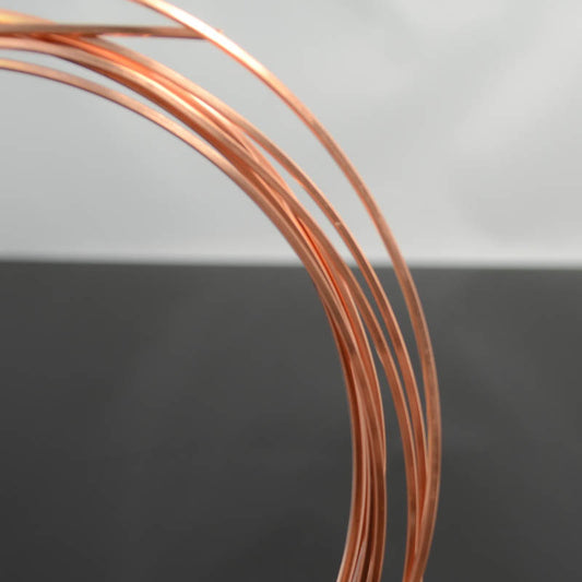Craft Wire - 16ga - Square Wire - Dead Soft - Bare Copper