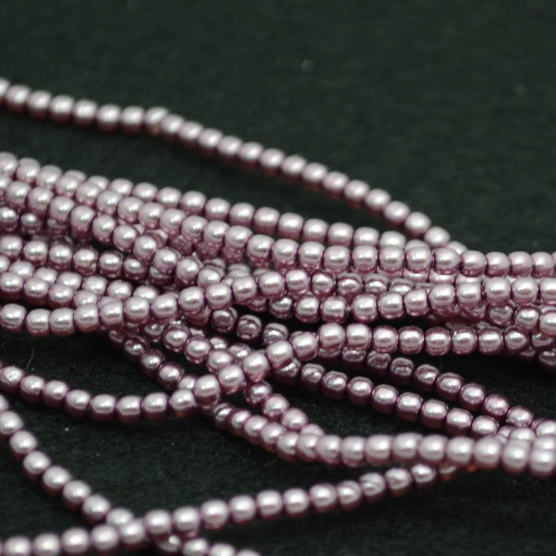Glass Pearls - 2mm - Round - Orchid (strand 150)