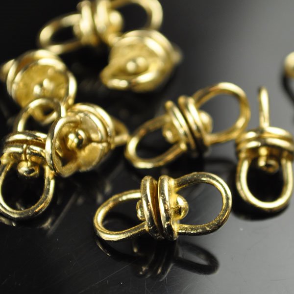 Link - 16mm Swivel - Bright Brass