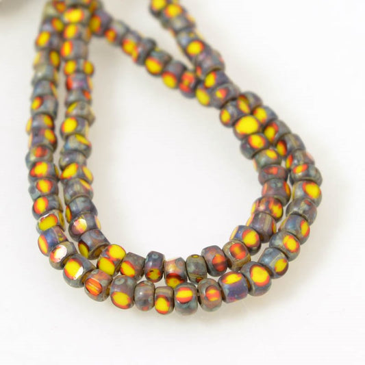 Czech Seed Beads Cut - 6/0 - Corn-u-copia (20g)