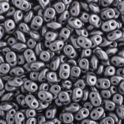 Superduos - Opaque Lustre Dove Silver